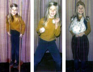 I fully intended to become a circus flyer so I spent a lot of time climbing trees, dancing on top of walls, and putting on circuses in my garage.